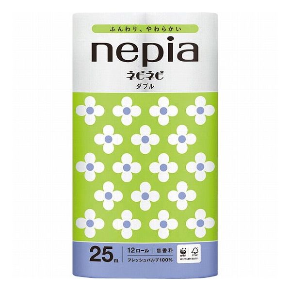 ネピアネピネトイレット12ロール ダブル ネピアネピネピ 台所・日用品・収納 家庭日用品 日用品雑貨(代引不可)【ポイント10倍】