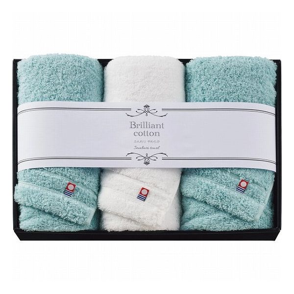 ブリリアントコットン フェイスタオル3枚セット BCSF-24600 タオル製品 フェイスタオル 無地カラ-3枚(..