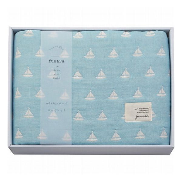 FUWARA ふわら 六重織ガーゼケット ヨット 寝装品 布団・ケット キルトケット(代引不可)【ポイント10倍..