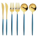 ポルト デザート6本セット(金メッキ) ポルト PRTー5 金属洋食器 ステン洋食器 デザ-トセット(代引不可)【ポイント10倍】【送料無料】