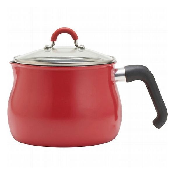 トゥーメイ IH対応マルチポット(L) レッド ToMay SRA-9474 鍋ケトルフライパン 内面加工アルミ鍋 深型鍋(代引不可)【ポイント10倍】【送料無料】