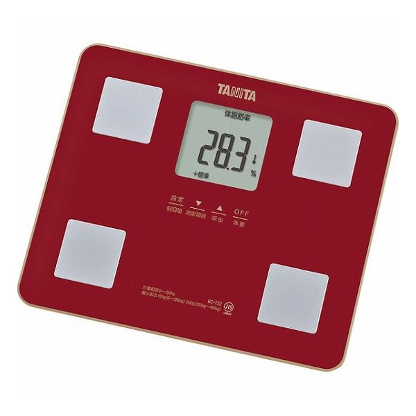 タニタ 体組成計 レッド BC-722-RD 健�