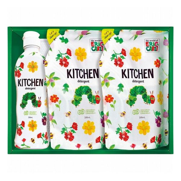 はらぺこあおむし キッチン洗剤セット H-10AZ 石鹸・洗剤 洗剤 台所洗剤(代引不可)【ポイント10倍】