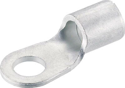 TRUSCO 裸圧着端子丸形φ6.4長さ33.3【T-R22-6】(電設配線部品・接続端子)(4)