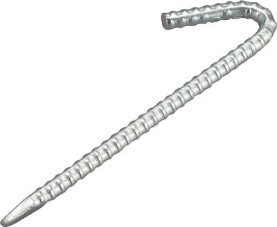 TRUSCO ユニクロ異形ロープ止めJ型10×600mm【TRJ-Y1060I】(建築金物・工場用間仕切り・荷役金具)