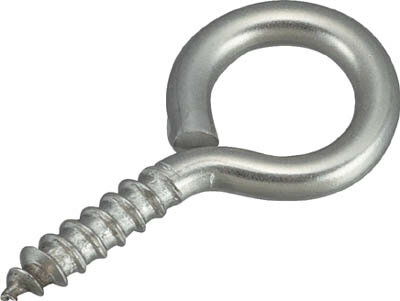 TRUSCO ステンレスヒートン#6 11本入【THT-S6】(建築金物・工場用間仕切り・吊金具)