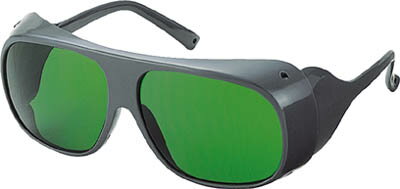 TRUSCO ニ眼型遮光グラス ガス溶接用 JISプラスチック#1.4【GS-70W-14】(溶接用品・溶接面)