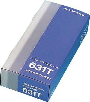 ニッポー タイムカード(NTRシリーズ用)月末締【TC-631T】(OA・事務用品・タイムレコーダー) ニッポー タイムカード(NTRシリーズ用)月末締【TC-631T】(OA・事務用品・タイムレコーダー)