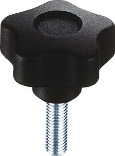 ベンリック スターノブ(オネジ)32×30 M6【STK30X30N】(機械部品・ノブ)