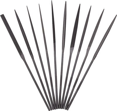 ツボサン 精密ヤスリ 10本組セット【ST01056T】(研削研磨用品・ヤスリ)【送料無料】