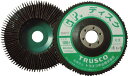 TRUSCO GPディスクホイール 垂直植え Φ100 5枚入 120#【GP100 120】(研削研磨用品・ディスクペーパー)(4)