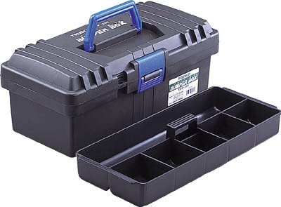 【メーカー型番】TFP-395【JANコード】4518772000570【ブランド】TRUSCO 　【特徴】●耐衝撃性コーポリマー使用のため軽量の上、衝撃に強く、高強度です。●バックルはポリカーボネートです。●二重構造のため、高強度で防滴性に優れています。【用途】【仕様】●色:ブラック/ブルー●外寸(mm)間口×奥行×高さ:394×205×152●有効内寸(mm)間口×奥行×高さ:355×152×57●質量(kg):1.1●シリンダ錠取付可能（別売）【材質／仕上】●本体・フタ:ポリプロピレン（PP）再生材50%（自動車用バンパーグレード）●中皿・仕切板:ポリプロピレン（PP）再生材100%●取手:TFP-395:ポリプロピレン（PP）/TFP-410、TFP-450、TFP-530:ABS樹脂【セット内容／付属品】●中皿【注意】【原産国】日本【送料について】北海道、沖縄、離島は送料を頂きます。