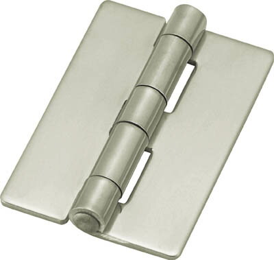 TRUSCO ステンレス製平型蝶番 全長75mm【TLS-75A】(建築金物・工場用間仕切り・建築蝶番)