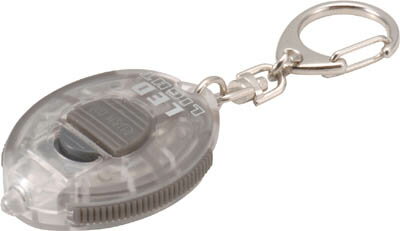 TRUSCO LEDライトキーホルダー 白色LED1球【TCL-313TM】(作業灯・照明用品・懐中電灯)