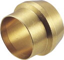 TRUSCO メタルスリーブ 6mm 20個入【TS-MS6】(流体継手・チューブ・エア配管継手)