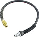 TRUSCO 手元らくらく補助ホース 6.5X1m 1/4金具付【TRH-6510】(空圧工具・エアドリル)