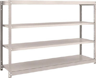 TRUSCO M1.5型軽中量棚 1760X445XH1200 4段 単体 NG M1.54644【送料無料】