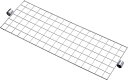 TRUSCO ステンレス製メッシュガードパネル 610X300【SES-GP0630】(物品棚・ステンレス棚)【送料無料】