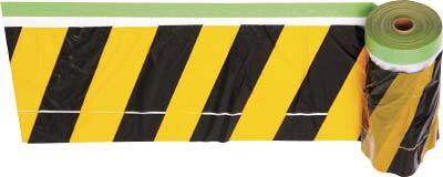 TRUSCO 安全標示フィルム付キ粘着テープ 黄/黒 THMT1