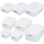 【商品詳細】●安全な無機系抗菌剤を使用しています。●フリーザーから電子レンジ加熱まで対応します。（フタは電子レンジ不可）●食品の保存用シール容器。●食品関係全般。●容量(L):5.0●外形寸法(mm)幅×奥行×高さ:227×306×103●...