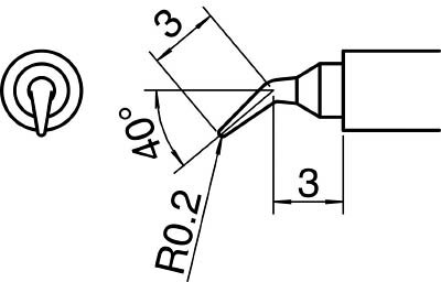 白光 コテ先/J型 T30J