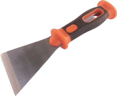 TRUSCO ステンレスハンマーヘラTPR樹脂柄 Y型斜メ刃65mm TDHS6