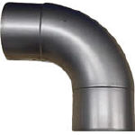 フジフレキ 空調用90°プレスエルボ100φ FP90100