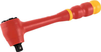 TRUSCO 絶縁ラチェットハンドル 1/4 TZRH2【送料無料】