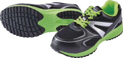 ジーベック 蛍光メチャ軽セフティシューズ 85130 ブラック 22.5CM 8513090225【送料無料】