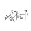 白光 こて先 3BC型(Z)【T12-BC3Z】(はんだ・静電気対策用品・ステーション型はんだこて)(4)