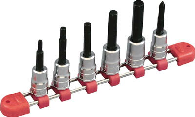 KTC 9．5sq．ヘキサゴンビットソケットセット［6コ組］【TBT306H】(レンチ・スパナ・プーラ・ヘキサゴ..