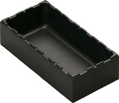 【商品詳細】●汎用性のあるタイプです。●パーツ、部品の収納、保管に最適です。●ボックスの突起により積み重ね可能です。●組み合わせは自由自在です。●キャビネット内、事務机内の整理整頓に。●色:黒●外寸(mm)間口×奥行×高さ:96×192×5...