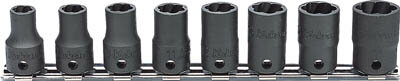 Socket Wrench - コーケン ナットツイスターセット差込角9．5mm8ヶ組【RS31278】(レンチ・スパナ・プーラ・ソケット)【送料無料】