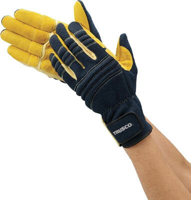 TRUSCO 耐切創手袋 防災レスキュー仕様S ネイビー TRF121SNV【送料無料】