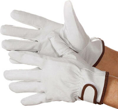 シモン 豚本革手袋マジック式717豚白M 4133981