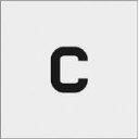 IM ステンシル C 文字サイズ50×40mm ASTC5040