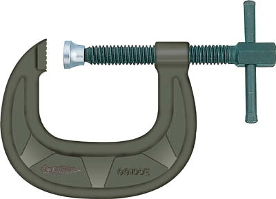 【メーカー型番】CC50E【JANコード】4967521298780【ブランド】スーパー【特徴】●バーコ型シャコ万力に比べ、アゴの深さが大きいため奥行を深く締め付けできます。●頭部は六角レンチ類で確実な締め付けが可能です。●アダプター（ねじ先端部の受皿）は交換が可能です。●メタリックグレー焼付塗装です。●早締め用ハンドル付です。【用途】●溶接作業時のワークの固定・保持に。●重量物の据付に。【仕様】●最大口開き(mm):50●アゴの深さ(mm):65●おねじ六角対辺(mm):19●締圧力(kN):41.7●質量(kg):1●メタリックグレー焼付塗装●早締め用ハンドル付【材質／仕上】●特殊鋼【セット内容／付属品】【注意】【原産国】中国【送料について】北海道、沖縄、離島は送料を頂きます。