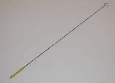 TRUSCO 小径パイプブラシ ロングタイプ 8mm HACCP対応 イエロー TLPB8Y