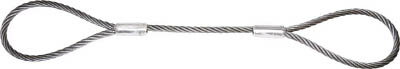 TRUSCO ワイヤーロープスリング Aタイプ アルミロック 18mmX6m TWAL18S6【送料無料】