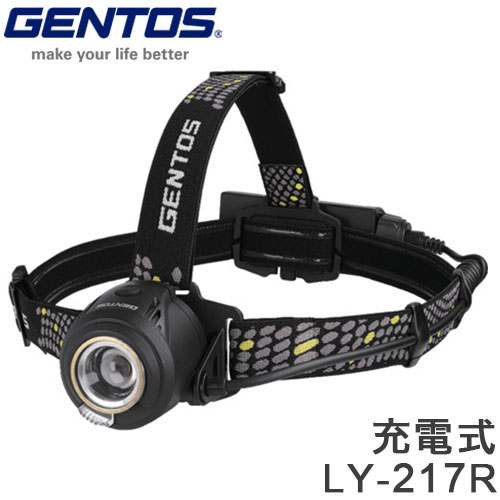 楽天リコメン堂GENTOS 充電式 LED ヘッドライト 700ルーメン LIBERTY バッテリーユニット取り外し可 ヘッド ライト 作業 TYPE-C LY-217R【ポイント10倍】【送料無料】