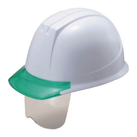 【商品詳細】●ヘルメット内部に風が流れやすいため、温度や湿度の上昇を防ぎます。●リリースボタンを親指で押しながらスライドさせるだけで簡単に内装の取り外しができます。●発泡スチロール製の衝撃吸収ライナーと同等以上の性能を持つ「エアライト」を搭載しています。●飛来・落下物用●墜落時保護用●電気用●帽体色:ホワイト●シールド面内蔵型●シールド面色:●溝の有無:●衝撃吸収ライナー:●溝なしタイプ●帽体:ポリカーボネート樹脂●内装:低密度ポリエチレンJANコード：4546721002627【送料について】北海道、沖縄、離島は送料を頂きます。