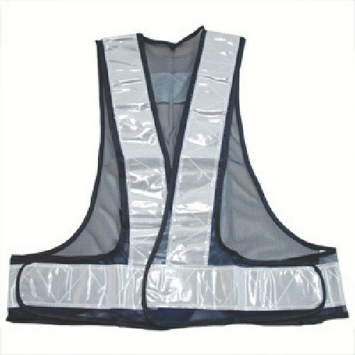 ミドリ安全 安全ベスト K-3V ネイビーXシルバー K3V