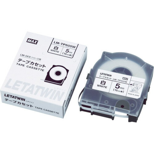 Rakuten - MAX チューブマーカー レタツイン 専用テープカセット LMTP505W