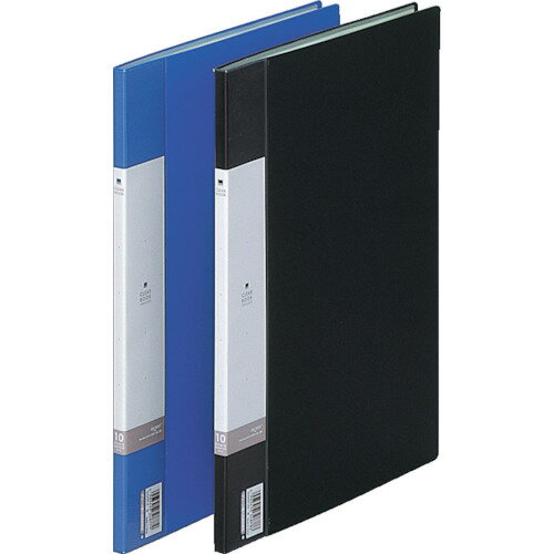リヒト A4/S クリヤーブック(10枚) 黒 G320024