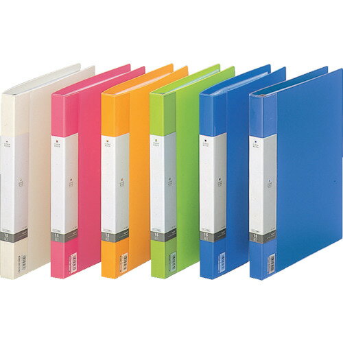 リヒト A4クリヤーブック(ポケット交換タイプ 15枚) 青 G38018