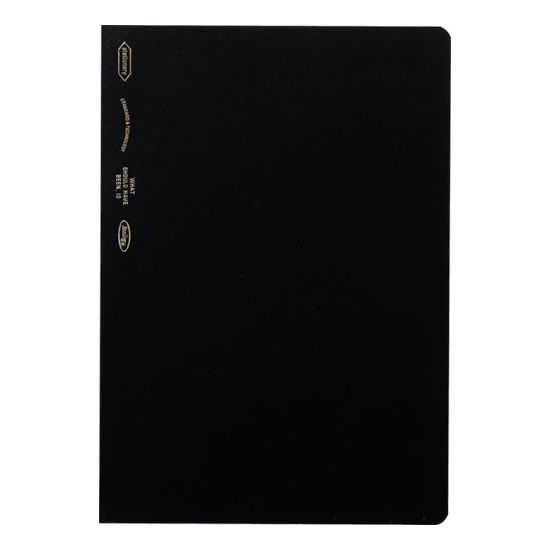 STALOGY 1/2イヤーノートA5ブラック S4108