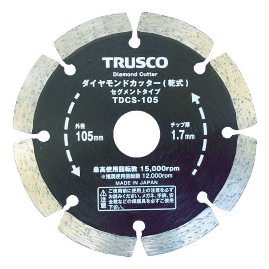 TRUSCO ��������ɥ��å��� 200X2.2TX7WX25.4H �������� TDCW200������̵����