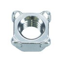 TRUSCO 四角溶接ナット M6 パイロット無 ステンレス 10個入 TBW050006