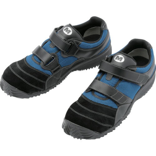 ミドリ安全 屈曲作業向けプロスニーカー TS-115N黒/ブルー 25cm TS115NBKBL25.0【送料無料】