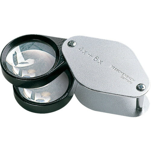 エッシェンバッハ 精密繰り出しルーペ4倍+6倍【送料無料】